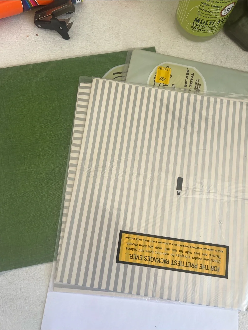 Lot of 8 Dad Men Vintage wrapping paper